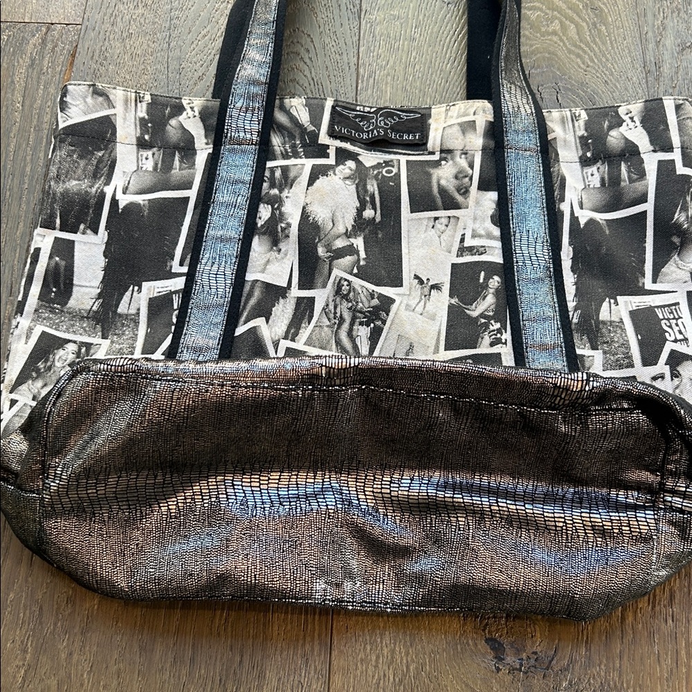 Y2K Victoria's Secret Photo Collage Supermodel Tote Bag - Picture 3 of 14